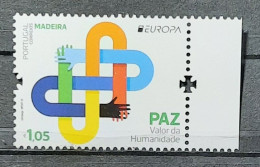 2023 - Portugal - MNH - EUROPA - Madeira - Peace, Value Of Humanity - 1 Stamp + Block Of 1 Stamp - Nuevos