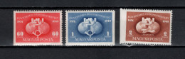 Hungary 1949 UPU 75th Anniversary Set Of 3 With Perforation On Three Sides MNH - U.P.U.