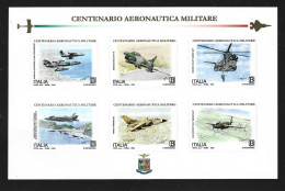 ● 2023 ITALIA  ● Centenario  Aeronautica Militare ● Foglietto Di 6 Valori ** ● Adesivi ● - 2021-...: Nieuw/plakker