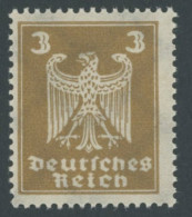 Dt. Reich 355Y **, 1924, 3 Pf. Reichsadler, Wz. Liegend, Postfrisch, Pracht, Mi. 400.- - Ungebraucht