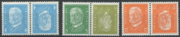 ZUSAMMENDRUCKE K 9,11,13 **, 1932, Hindenburg, 3 Kehrdrucke, Postfrisch, Pracht, Mi. 120.- - Zusammendrucke