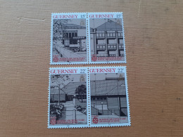 TIMBRES  GUERNESEY  ANNEE  1987     N  391  A  394   COTE  4,00  EUROS   NEUFS   LUXE** - Guernesey