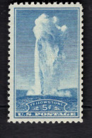 2036552798 1934 SCOTT 744 (XX) POSTFRIS MINT NEVER HINGED - OLD FAITHFUL YELLOWSTONE - WYOMING - NATIONAL PARKS YEAR - Ongebruikt