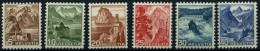 SCHWEIZ BUNDESPOST 500-05 **, 1948, Landschaften, Prachtsatz, Mi. 55.- - Ungebraucht