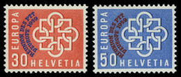 SCHWEIZ BUNDESPOST 681/2 **, 1959, PTT, 2 Prachtwerte, Mi. 40.- - Nuevos