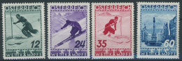 ÖSTERREICH 623-26 **, 1936, FIS II-Wettkämpfe, Prachtsatz, Mi. 180.- - Other & Unclassified