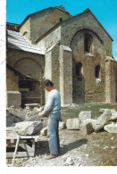 TAILLEUR DE PIERRES à CROTS (05) - Abbaye De Boscodon  (beau Plan) - Artisanat