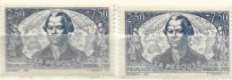 FRANCE N° 541 2F50 + 7F50 BLEUKA OERIYSE 2 NUANCES DIFFERENTES  NEUF SANS CHARNIERE - Neufs