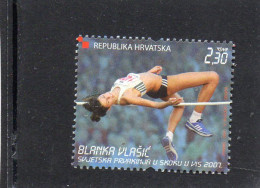 2007 Croazia - Blanka Vlasic - Campionessa Mondiale Di Salto In Alto - Croatie
