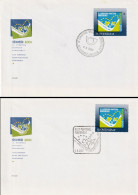 SCOUT SLOVENIA 2007 - 12. EUROPEAN SCOUT CONFERENCE. 2 FDC SPECIAL CANCEL PORTOROSE - Slovénie