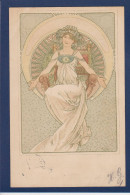 CPA Mucha Circulé Art Nouveau Femme Women - Mucha, Alphonse