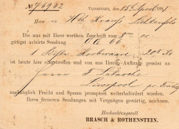 18 APR 81  Bk G 16 Van VLISSINGEN Naar Lichtenfels Met Part. Bedrukking Brasch & Rothenstein - Entiers Postaux