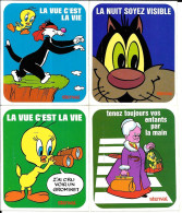 AB52 - AUTOCOLLANTS STENVAL - TITI ET SES AMIS PREVENTION ROUTIERE - Stickers