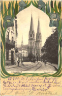 Düsseldorf - Marienkirche - Litho - Düsseldorf