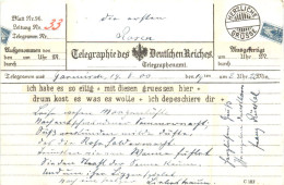 Telegraphie Des Deutschen Reiches - Sonstige & Ohne Zuordnung