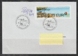 ATMs, FDC, Nabanco, LETTRE VERTE DD 1.29€, DEDICACE DE "POLPINO". 24/05/24. LONGEVILLE SUR MER, AG. Philapostel. - 2010-... Viñetas De Franqueo Illustradas