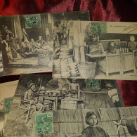 Lot 9 Cartes Postales VIETNAM COCHINCHINE"SAIGON"FAMILLE CHINOISE"CAFE AMBULANT"CASERNES"EPICIER"COLLEGE BIENHOA"CHOLON - Vietnam