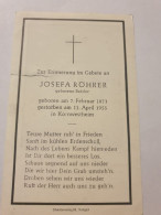 Sterbebild Kornwestheim - Religión & Esoterismo