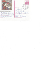 HAMEIN (DEUTSCHLAND - ALLEMAGNE) : Entier Postal Avec Vitrail De L'église 1984. - Abbayes & Monastères