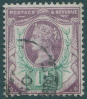 Great Britain 1887 SG198 1½d Dull Purple And Pale Green QV #2 FU - Otros & Sin Clasificación