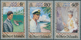 Gilbert Islands 1977 SG48-50 Silver Jubilee Set MNH - Kiribati (1979-...)