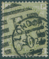 Great Britain 1873 SG153 4d Sage-green QV JPPJ FU - Other & Unclassified