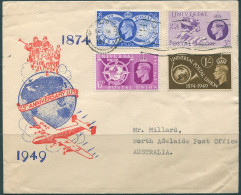 Great Britain 1949 SG499-502 UPU KGVI Set On FDC - Unclassified