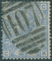 Great Britain 1873 SG142 2½d  Blue QV KCCK FU - Autres & Non Classés