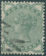 Great Britain 1880 SG165 ½d Pale Green QV FU - Andere & Zonder Classificatie