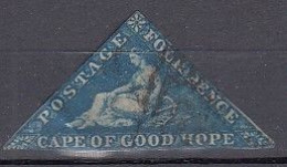 Grossbritannien  SÜDAFRIKA  Kap Der Guten Hoffnung 4 P Blau, Nr, ?,  Gestempelt, 1871/77 - Capo Di Buona Speranza (1853-1904)