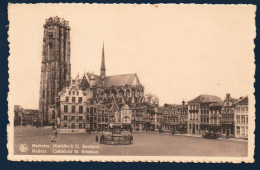 Malines. Cathédrale Saint-Rombaut. Grand-Place. Statue De Marguerite D'Autriche. - Malines