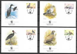 Gibraltar 1991 Birds - WWF FDC - Autres & Non Classés