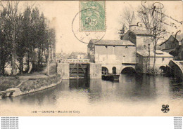 D46  CAHORS  Moulin De Coty  .......  Vue Peu Courante Avec Le Bateau à Côté De L'Écluse - Cahors