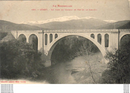 D66  CERET  Le Pont Du Chemin De Fer Et Le Canigou - Ceret