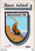 BOUQUETIN   Carte à Système Avec écusson Adhésif Autocollant - Andere & Zonder Classificatie