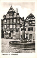 72096824 Heppenheim Bergstrasse Brunnen Fachwerkhaeuser Heppenheim (Bergstrasse) - Heppenheim