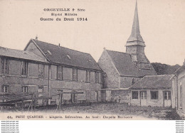 D27  ORGEVILLE  Hôpital Militaire  Petit Quartier Lingerie Infirmerie - Pacy-sur-Eure