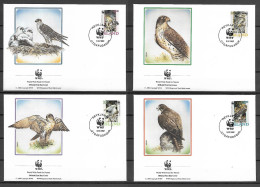 Iceland 1992 Birds - Falcons - WWF FDC - Aigles & Rapaces Diurnes