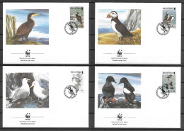 Isle Of Man 1989 Birds - WWF FDC - Other & Unclassified