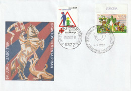 SCOUT SLOVENIA 2007 - ST. GEORGE S. GIORGIO THE PROTECTOR OF SCOUTS. FDC SPECIAL CANCEL PORTOROSE - Slovénie