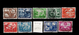 Deutsches Reich 499 - 506 Wagner Gestempelt Used (3) - Used Stamps