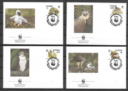 Philippines 1991 Birds - Eagles - WWF FDC - Arends & Roofvogels