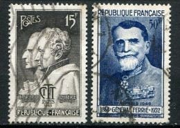 26491 FRANCE N°845,847°  C.I.T.T à Paris  1949  TB - Used Stamps
