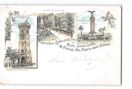 Souvenir De METZ, GRAVELOTTE, SAINT PRIVAT, SAINTE MARIE AUX CHENES - état - Phalsbourg