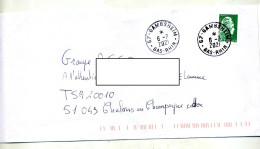 Lettre Cachet Gambsheim - Manual Postmarks