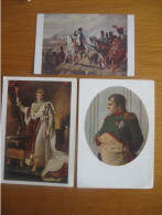 Carte Postale - Napoléon 1er - Lot De 3 - Geschichte