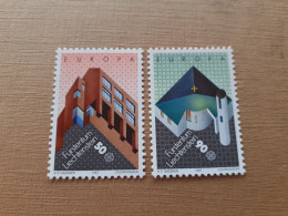 TIMBRES  LIECHTENSTEIN  EUROPA  1987     N  859  /  860   COTE  2,50  EUROS   NEUFS   LUXE** - 1987