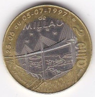 12 – Aveyron . Millau  2 Euro 1997 .  Le Vieux Moulin, En Bimétallique - Euros Des Villes