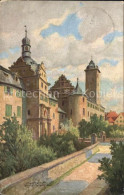 72096593 Bad Mergentheim Schloss Kuenstlerkarte Bad Mergentheim - Bad Mergentheim