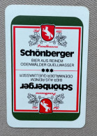 Speelkaart / Carte à Jouer - Privatbrauerei SCHÖNBERGER (Groß-Bieberau) GERMANY - Altri & Non Classificati